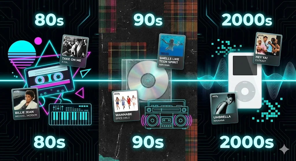 Las Mejores Canciones Por Década: Desde Los 80 Hasta Hoy