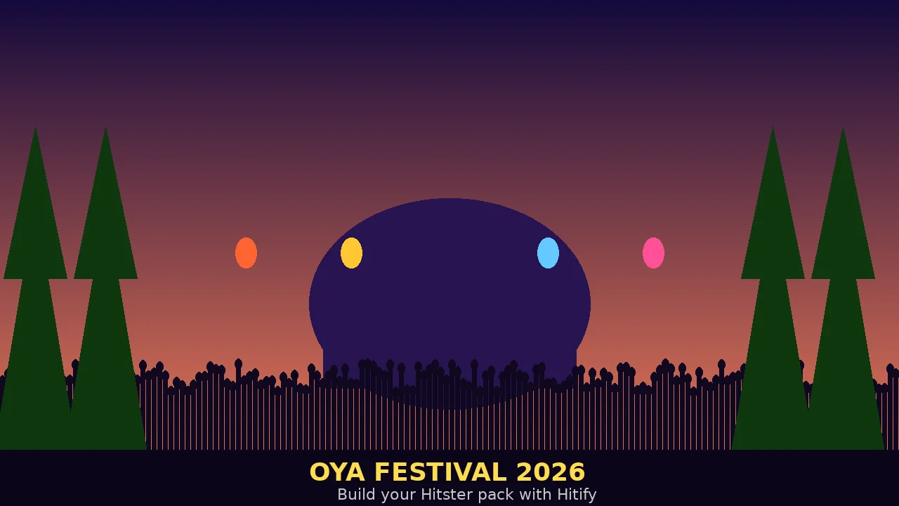 Maak je eigen Oya Festival Hitster-pack met Hitify